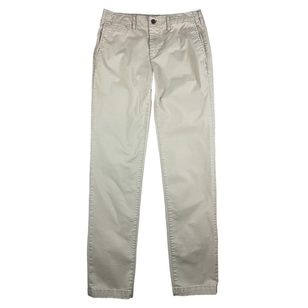 American Eagle Lived-in Khaki Pants  Mens 32 x L35  Flex Chino Athletic Straight